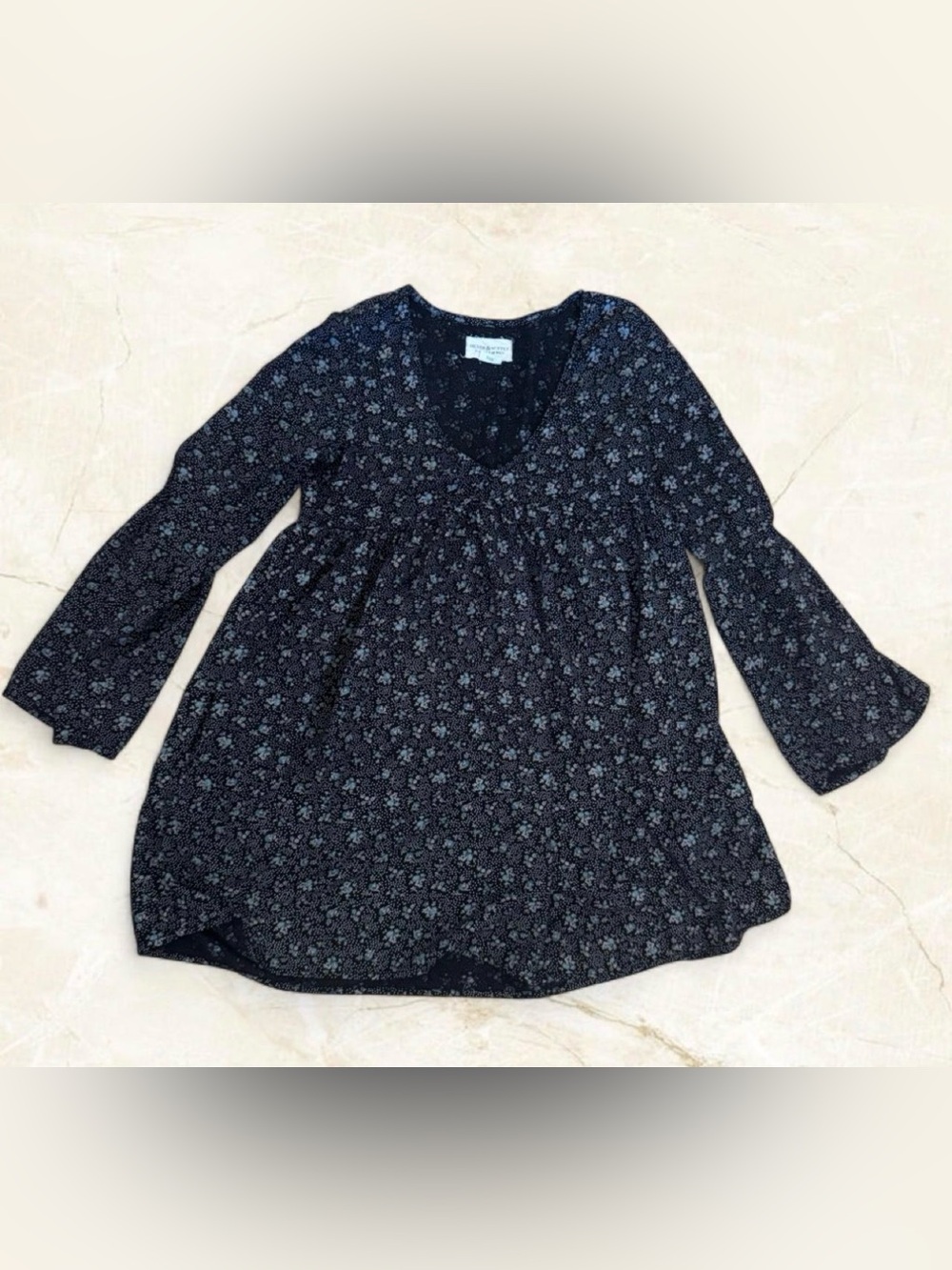 Denim & Supply Ralph Lauren Black Floral Kids Dress